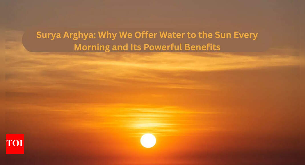 Surya Arghya: Why We Offer Water to the Sun Every Morning and Its Powerful Benefits