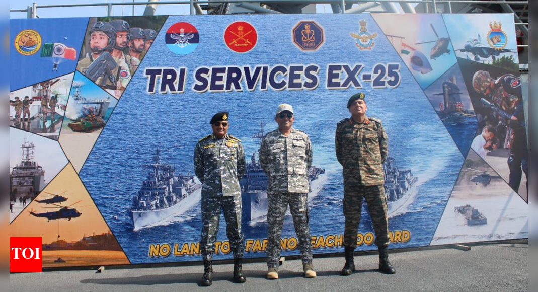 30,000 troops, 25 ships, fighter jets: India showcases tri-service might in Exercise Trishul - watch