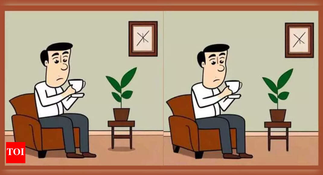 Optical illusion: Only those with 20/20 vision can spot the 3 differences | – The Times of India