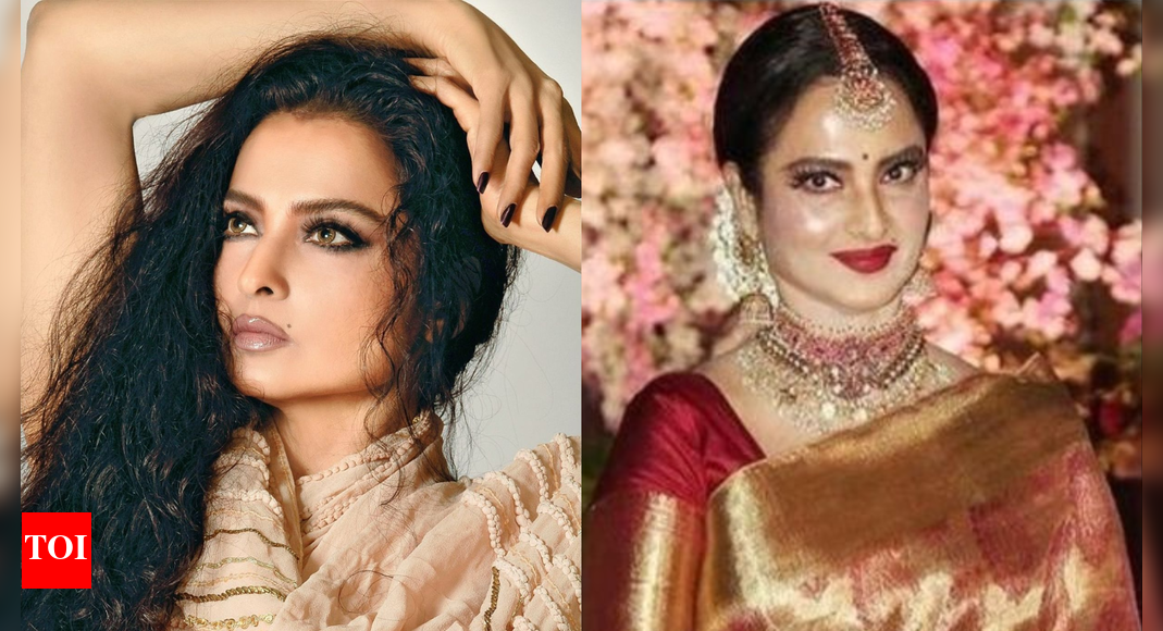 Rekha’s beauty secrets that keep her skin glowing at 71