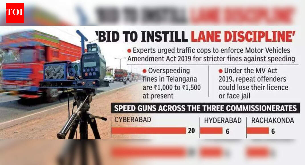 Rash driving rampant in T despite traffic surveillance | Hyderabad News ...