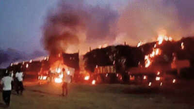 Farmers’ protest turns violent: 15 sugarcane tractors set ablaze in Karnataka; highways blocked