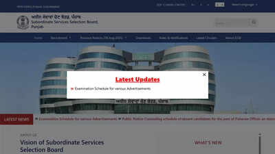 PSSSB exam calendar 2025-26 released: Audit Inspector and Junior Auditor exams to be held on 30 Nov; check complete schedule