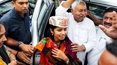 Bihar election results: Maithili Thakur headed for big debut win; poised to become youngest MLA in state