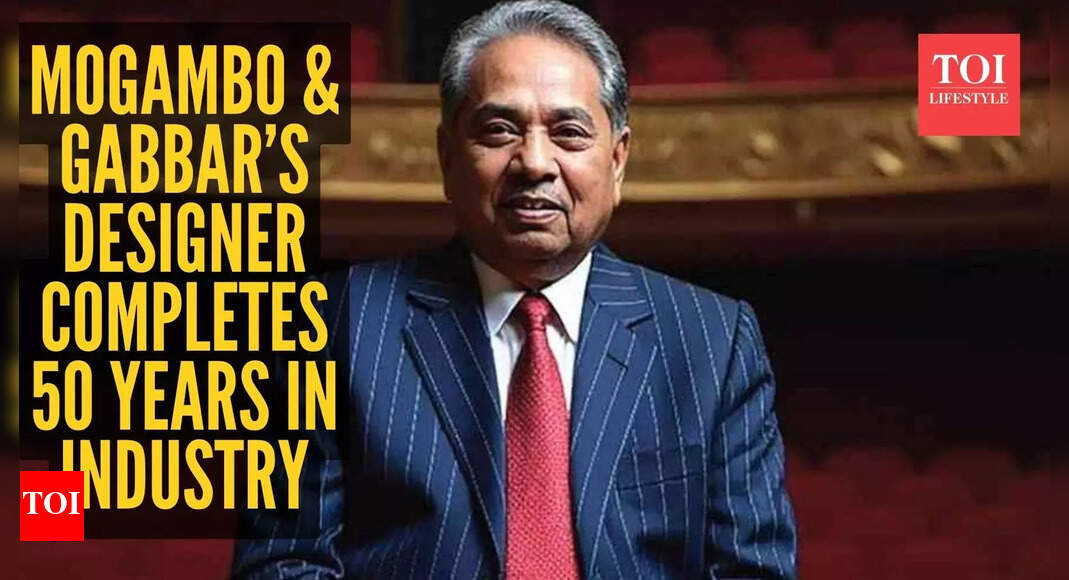 Madhav Agasti: The man who dressed Mogambo and Gabbar celebrates 50 iconic years of craftsmanship