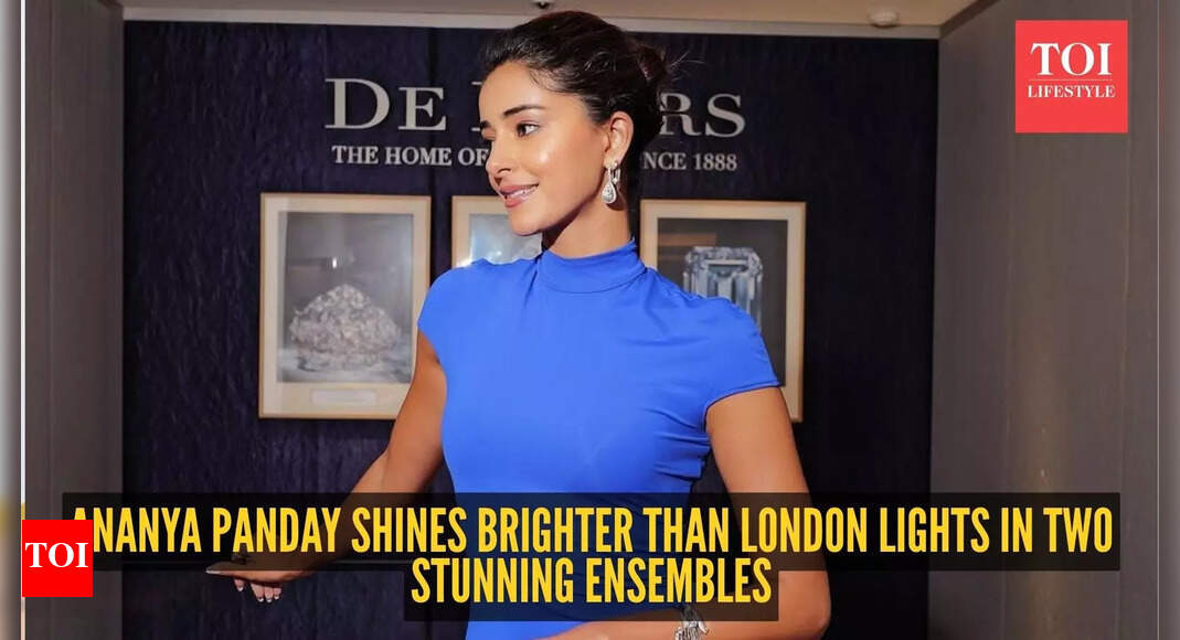 Fashion girlies, take notes, as Ananya Panday’s double style smash in London is pure fashion drama!