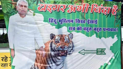 ‘Tiger abhi zinda hai’ – Nitish Kumar beats all odds to script spectacular comeback  in Bihar assembly elections | India News – The Times of India
