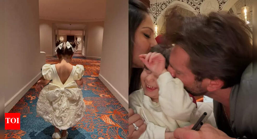 Bipasha Basu and Karan Singh Grover share candid moments from Dubai celebration for daughter Devi's third birthday