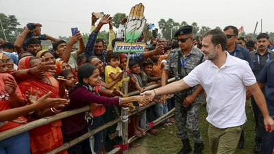 Bihar election results: Rahul Gandhi walked 1,300 km but Congress still went downhill | India News – The Times of India