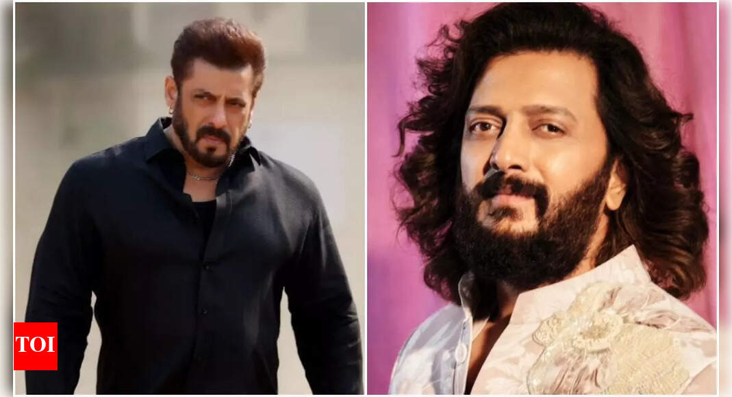 <div>Raja Shivaji: Salman wraps cameo shoot for Riteish's film</div>