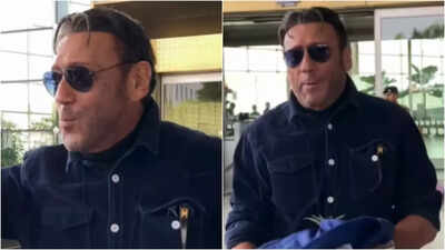 Jackie Shroff politely schools paparazzi over Dharmendra’s hospitalisation coverage – WATCH | – The Times of India