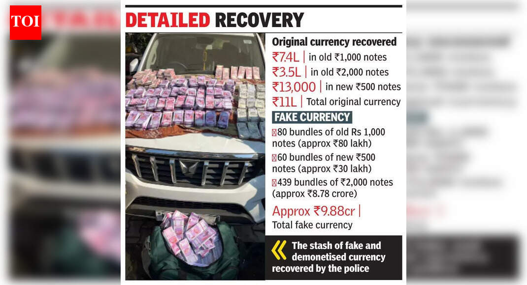Inter-state fake currency racket busted, notes worth over Rs 9 crore ...