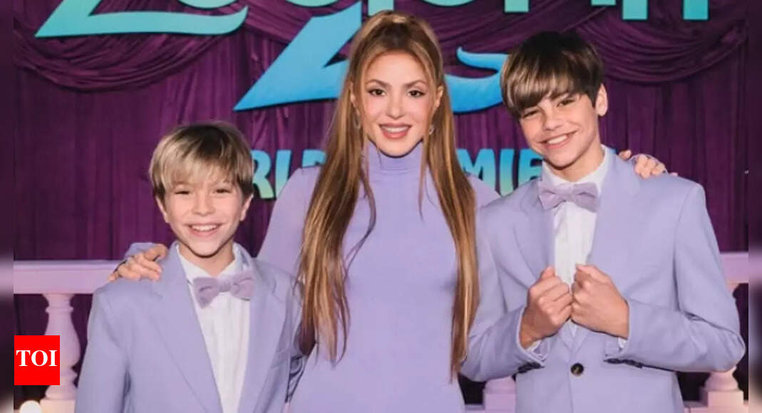 Shakira on studio time with sons Milan and Sasha: ‘It was very easy to record their lines’