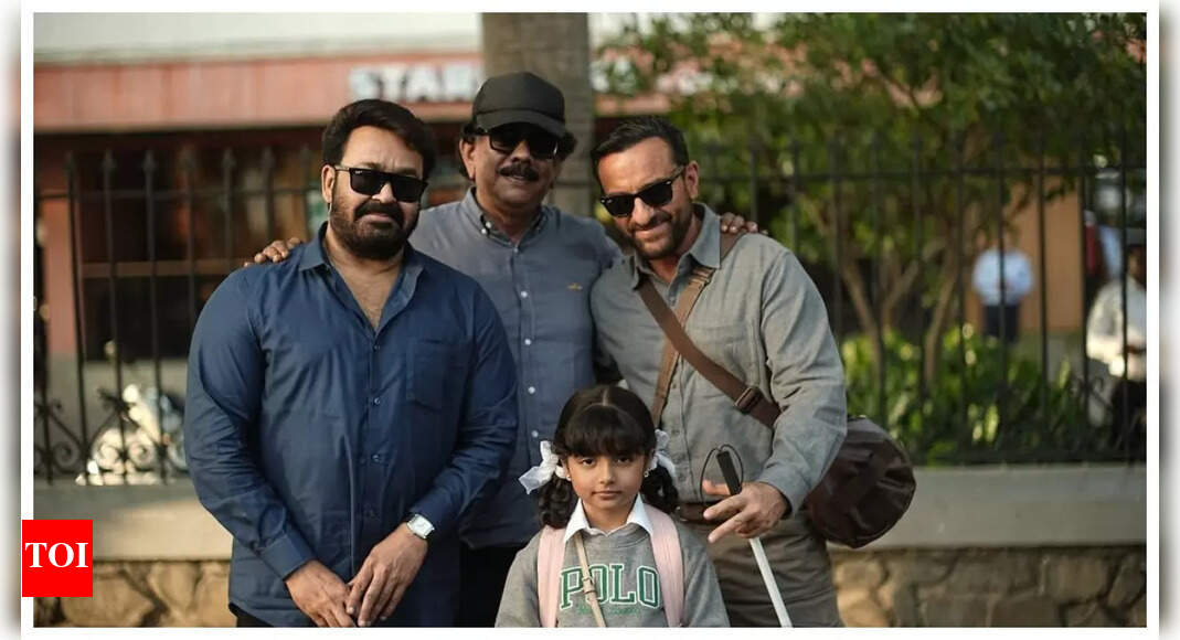 मोहनलाल ने प्रियदर्शन की ‘हैवान’ में सैफ अली खान के साथ अपने कैमियो की शूटिंग की |