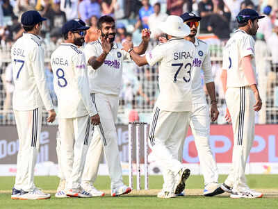 Jasprit Bumrah’s 5-for blows South Africa away as India dominate opening day at Eden Gardens