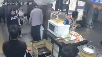  CCTV shows people running in panic as Lal Quila Metro Station shakes during Red Fort car blast