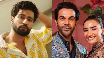 New dad Vicky Kaushal heartily congratulates Rajkummar Rao and Patralekhaa as couple welcomes baby girl on their 4th wedding anniversary