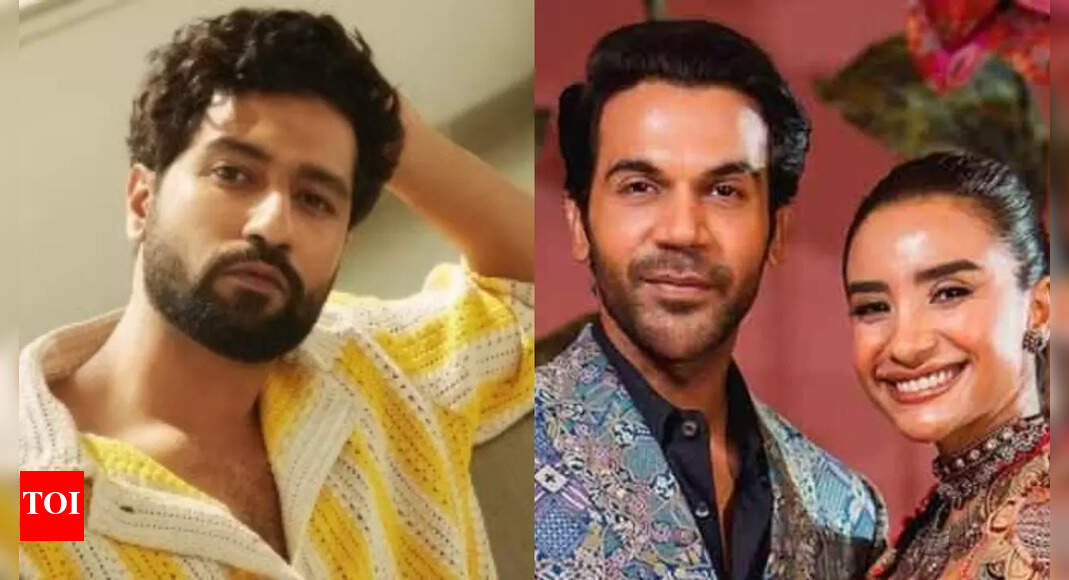 New dad Vicky Kaushal heartily congratulates Rajkummar Rao and Patralekhaa as couple welcomes baby girl on their 4th wedding anniversary