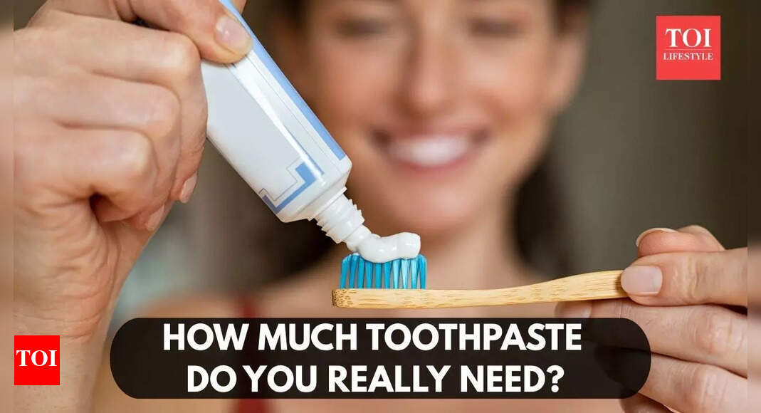 How much toothpaste do you really need at every age, dentist reveals
