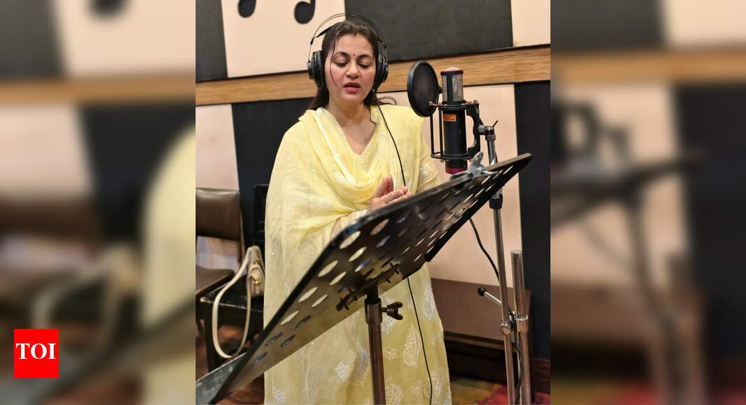 Jeet’s wife Mohna makes a heartfelt singing debut with a spiritual classic