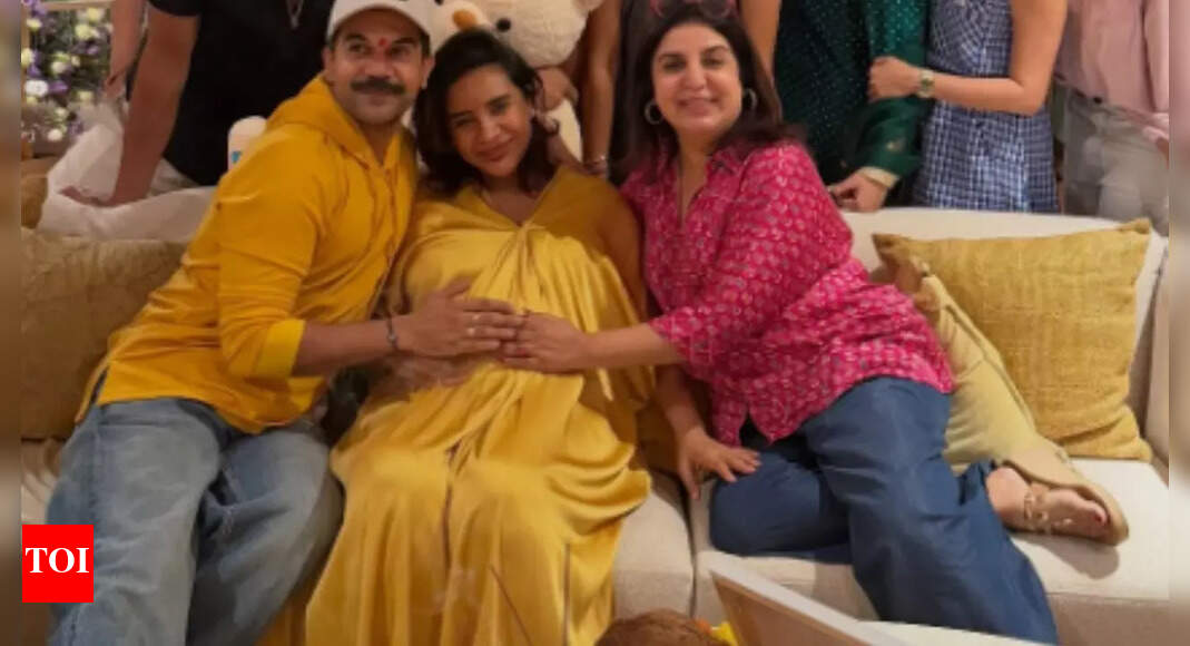 Farah Khan shares UNSEEN PICS of Rajkummar Rao and Patralekhaa, thanks Huma Qureshi for arranging 'timely baby shower'; wittily congratulates new parents saying 'Main hoon ha'