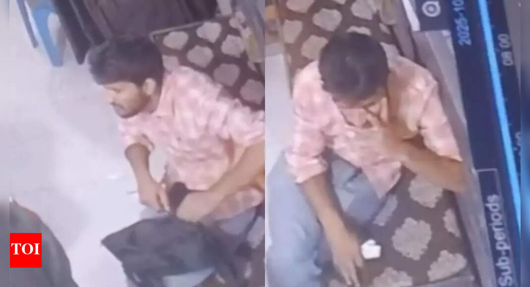 Delhi car blast probe: New CCTV footage shows 'bomber' Umar at Faridabad shop; had 2 phones