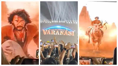 'GlobeTrotter' officially titled 'Varanasi'; Mahesh Babu rides a charging bull in SS Rajamouli's motion-poster launch at grand event