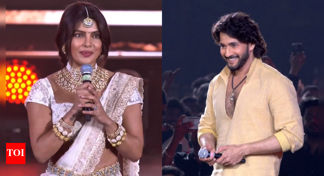 Priyanka Chopra Celebrates Mahesh Babu as 'Legendary' at 'Varanasi' Launch Event