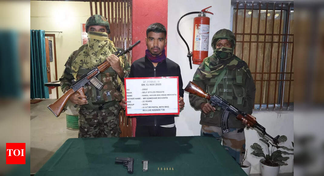 Ulfa cadre surrenders before jt forces in Tirap op