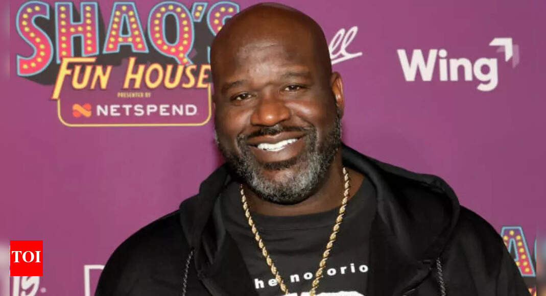 NBA legend Shaquille O’Neal steals the show at exciting football match with spontaneous Shaq candy giveaway