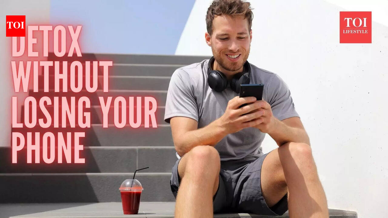 7 ways to detox the mind without giving up your phone - The Times of India