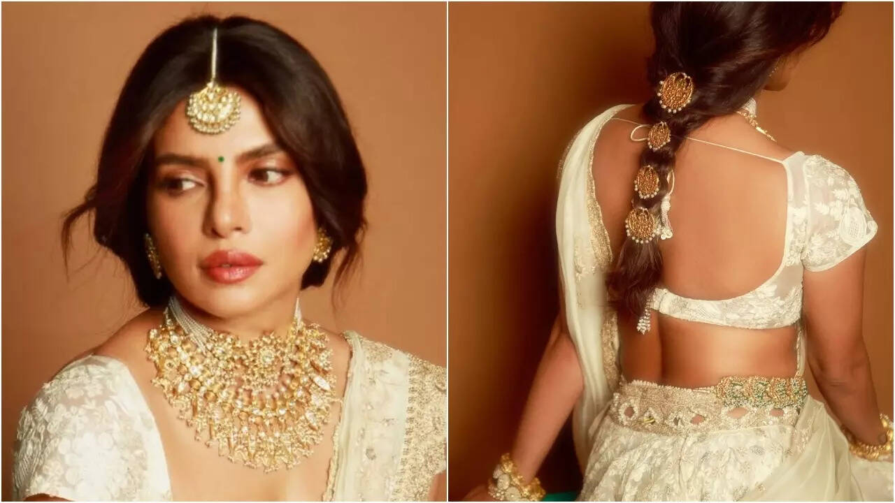 Priyanka Chopra inflame internet with stunning photos, fans crown her 'Queen' - See Photos | - The Times of India