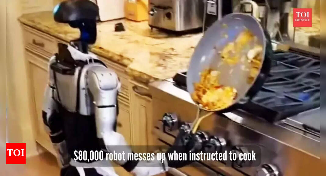 What happens when you let an $80,000 robot cook meal