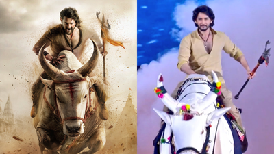  Mahesh Babu makes grand entrance on mechanical bull at teaser launch