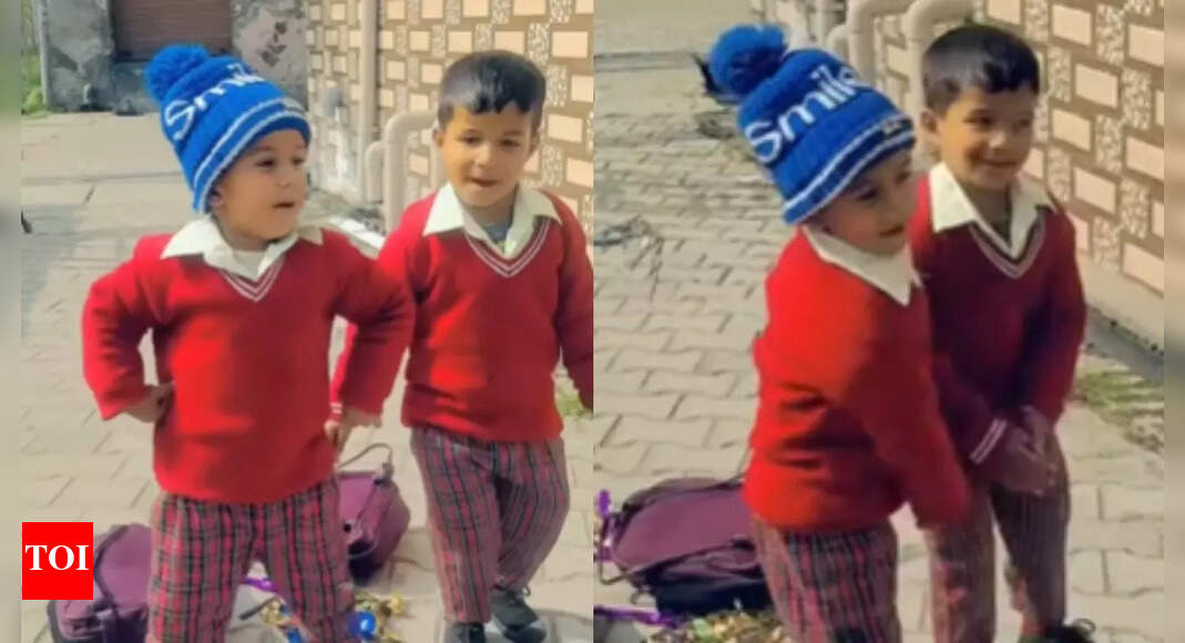 Adorable junior school kids dance to ‘Kali Activa’ goes viral; internet called them the new ‘Jai-Veeru’
