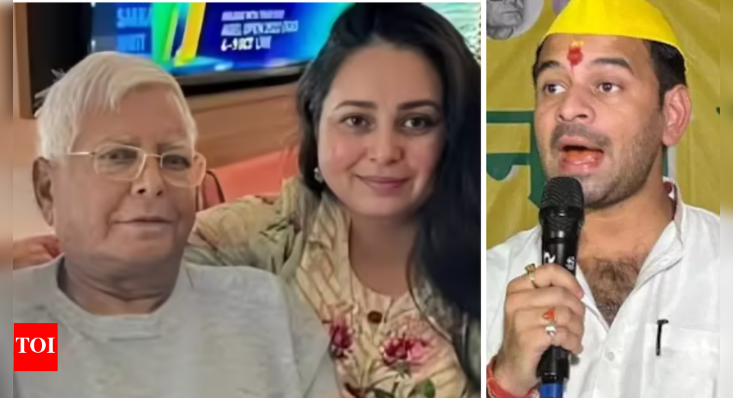 <div>'Will bury those who attack family': Tej Pratap says insult to Rohini 'unbearable'; makes heartfelt appeal to Lalu</div>