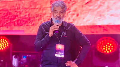SS Rajamouli blames Lord Hanuman after technical failure at Varanasi teaser launch, triggers outrage online; fans seek public apology