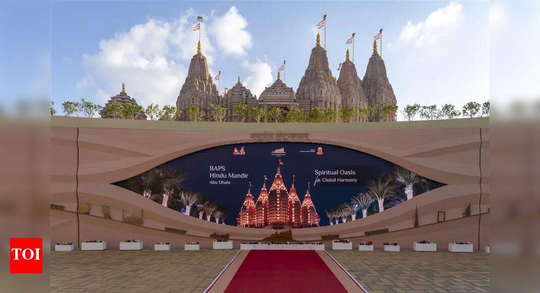 Abu Dhabi biggest Hindu Temple: BAPS leader urges doctors to reinvent healthcare
