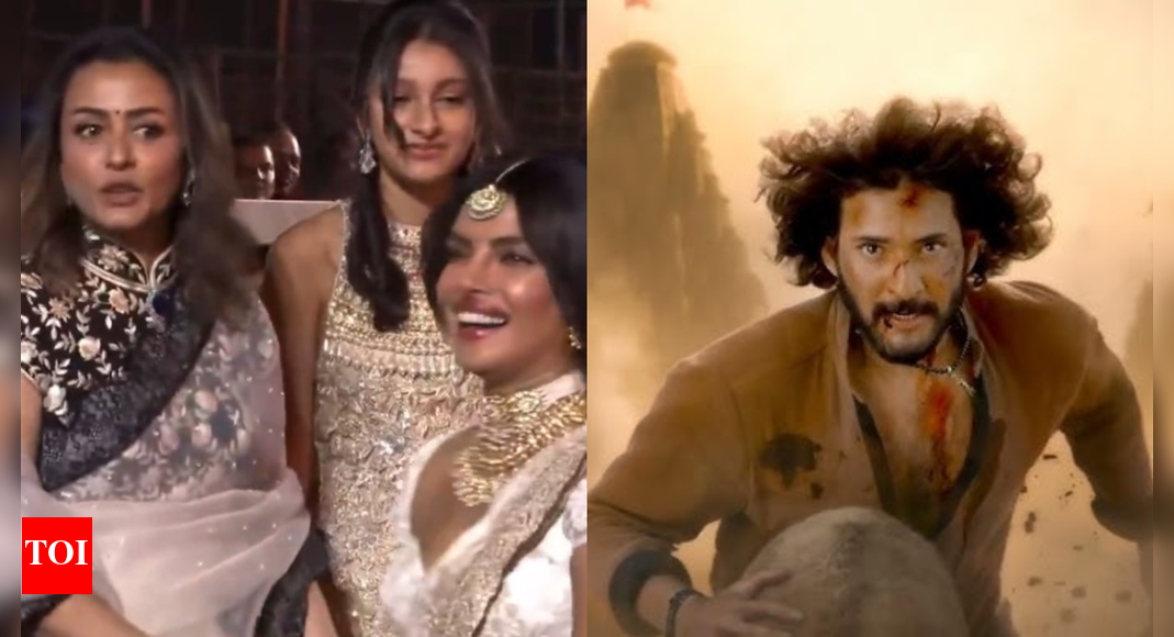 'Varanasi' movie event: Namrata Shirodkar and daughter Sitara go 'Awestruck' as Mahesh Babu's look as Rudhra unveils