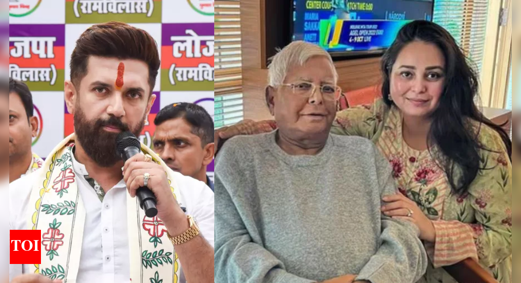 <div>'I have also been through this': Chirag Paswan reacts to Rohini's exit from Lalu Yadav family; hopes tensions settle soon</div>