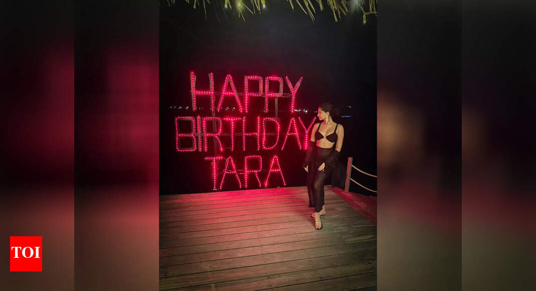 Tara Sutaria begins birthday week in style; Shares Maldives getaway pics