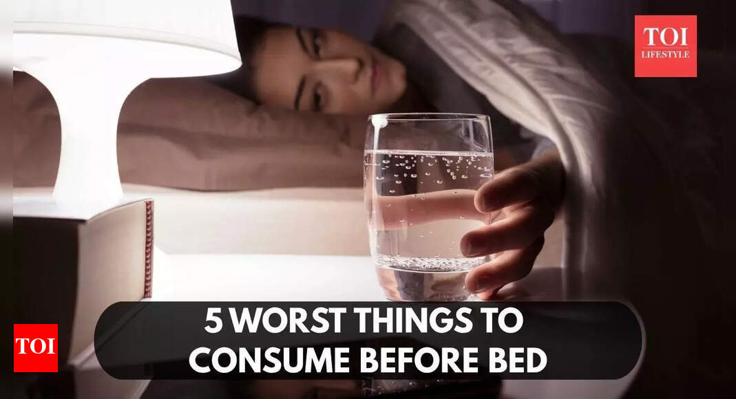 Doctor reveals 5 worst things to consume before bed and one is water