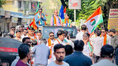 BJP shows strength in Badlapur as President candidate files nomination