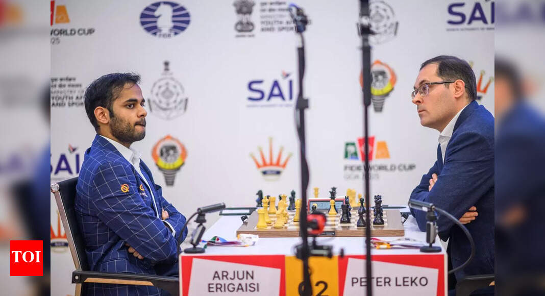 Chess World Cup: India's last hope Arjun Erigaisi set for  Wei Yi challenge in quarterfinals