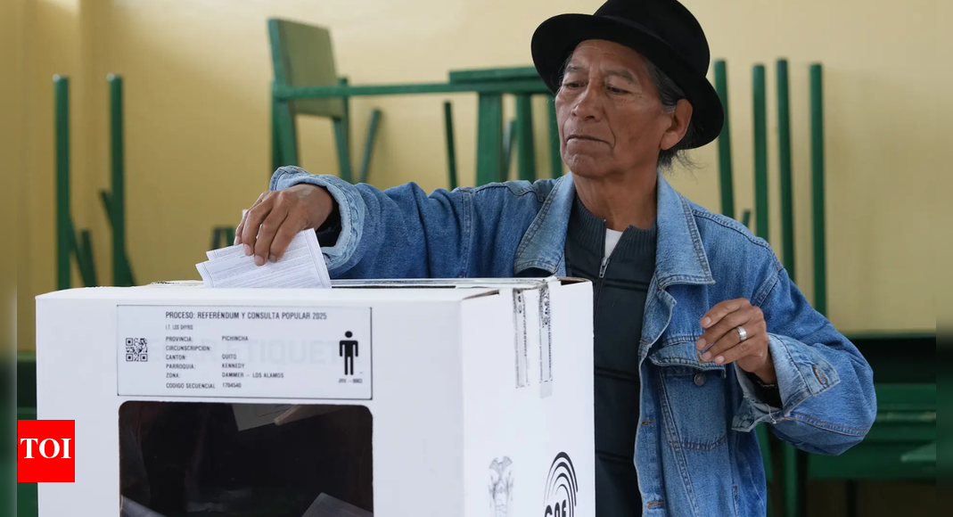 Ecuador voters reject referendum to bring back US bases