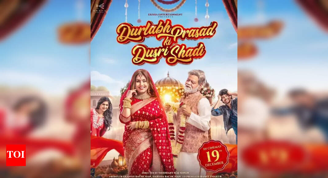 Mahima Chaudhry–Sanjay Mishra team up; Quirky romance ‘Durlabh Prasad Ki Dusri Shadi’, Hitting theatres December 19