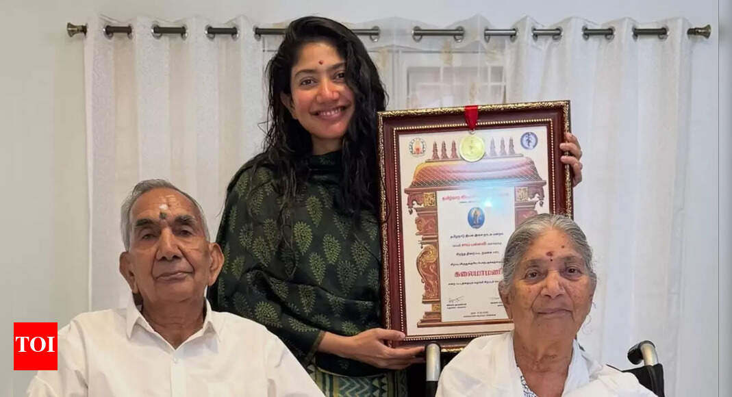 Sai Pallavi revives Kalaimamani moment, pens an emotional note for late post; gears up for major releases