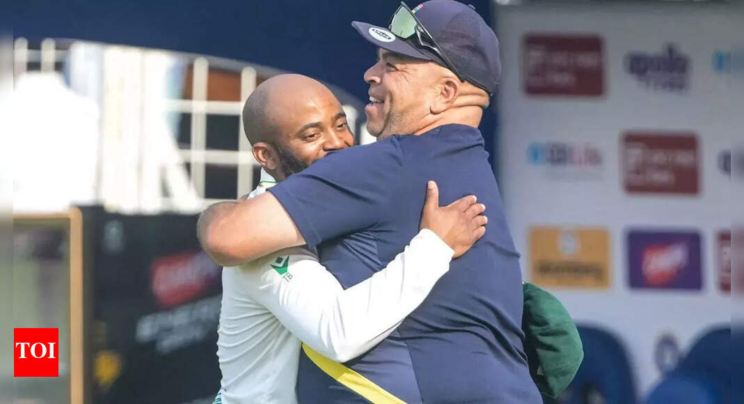 First win in 15yrs! Bavuma's 'jump and punch' celebration against India goes viral - Watch