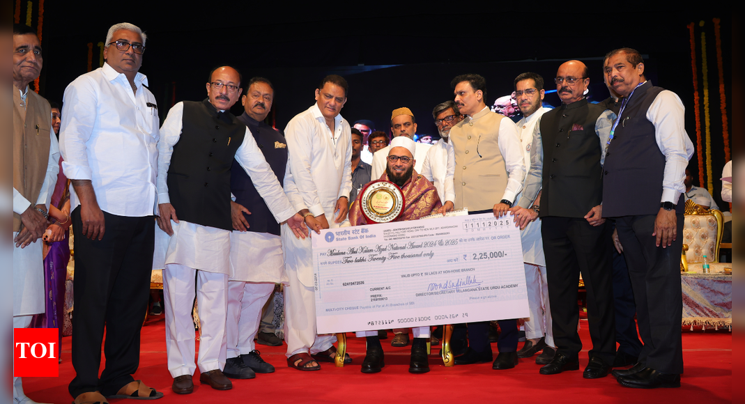 Telangana govt confers Maulana Abul Kalam Azad National Award 2025 to MS founder chairman Mohammed Lateef Khan
