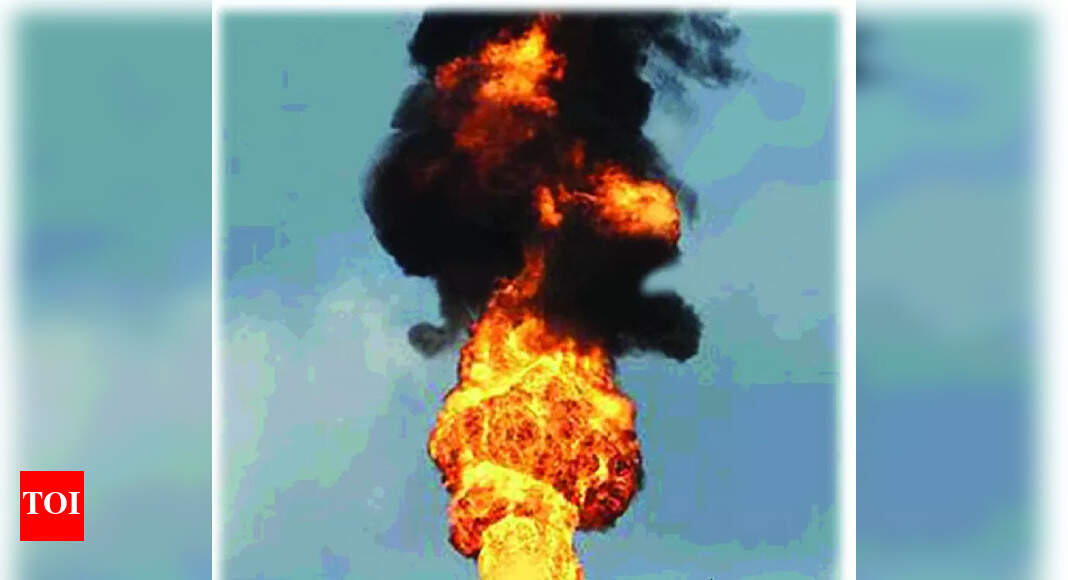 Two-wheeler bursts into flames at Chicalim